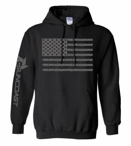 SunCoast Diesel - SunCoast Diesel Flag Pull over Hoodie (Black) - SC-FLAGHOODPULL-BLK