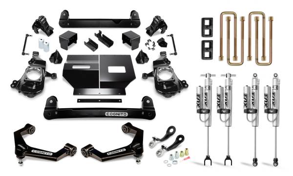 Cognito Motorsports Truck - Cognito 4-Inch Performance Lift Kit with Fox PS 2.0 IFP Shocks for 20-22 Silverado/Sierra 2500/3500 2WD/4WD - 110-P0896