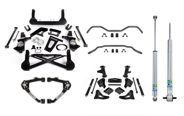 Cognito Motorsports Truck - Cognito 10-Inch Performance Lift Kit with Bilstein 5100 Series Shocks For 07-18 Suburban 1500/Yukon XL 1500 2WD/4WD with OEM Cast steel upper control arms  - 210-P1145