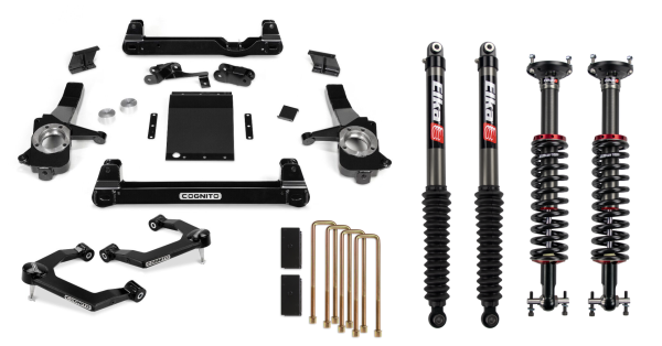 Cognito Motorsports Truck - Cognito 6-Inch Performance Lift Kit with Elka 2.0 IFP Shocks For 19-22 Silverado/Sierra 1500 2WD/ 4WD, including AT4, and Trail Boss  - 210-P1149