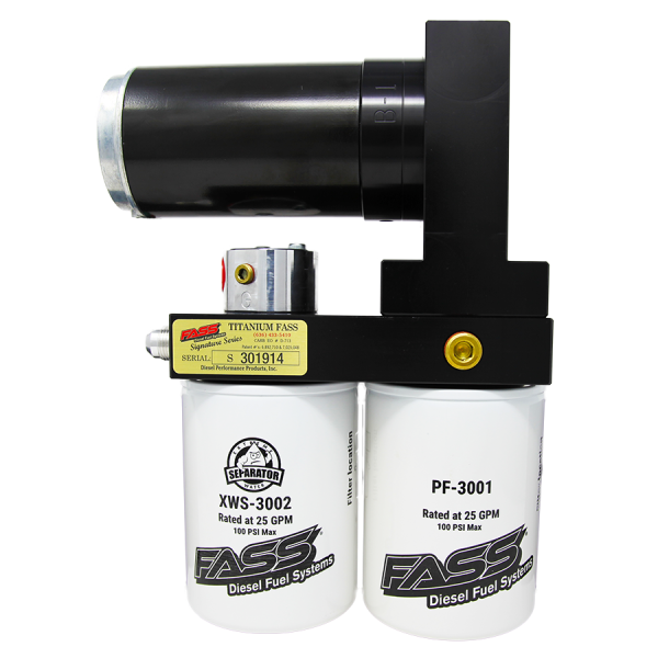 FASS - FASS TSF19140F110G Titanium Signature Series Diesel Fuel System 140F 110GPH 2018-2019 Ford F-150 3.0L Powerstroke - TSF19140F110G