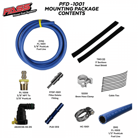 FASS - FASS PFD1001 Powerstroke Filter Delete Kit - PFD1001