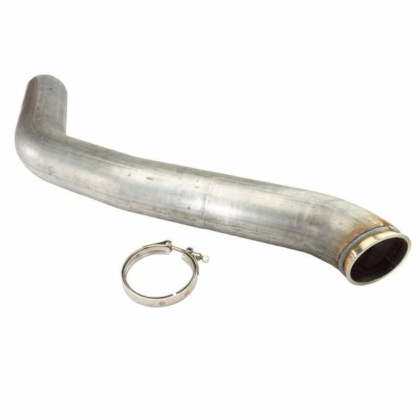 Industrial Injection - Industrial Injection Dodge Downpipe and Clamp For 94-02 5.9L Cummins 4 in. HX40 Style  - HX40DP2