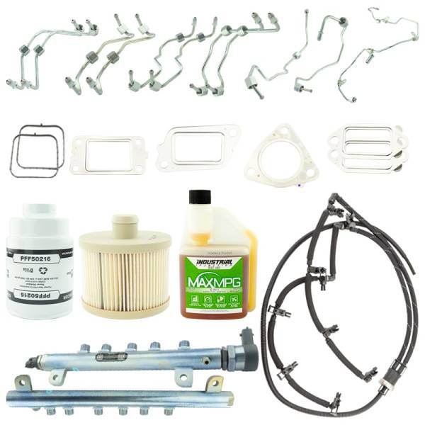 Industrial Injection - Industrial Injection GM Disaster Kit For 11-16 6.6L LML Duramax  - 4G6101K