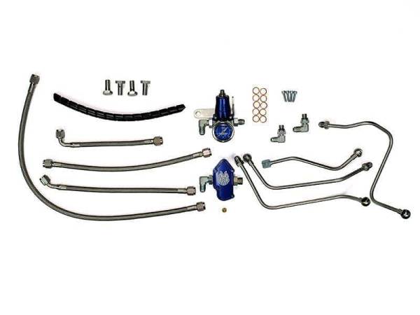 Industrial Injection - Industrial Injection Ford Regulated Return Kit For 6.0L power Stroke  - 60FS-STK-RRK