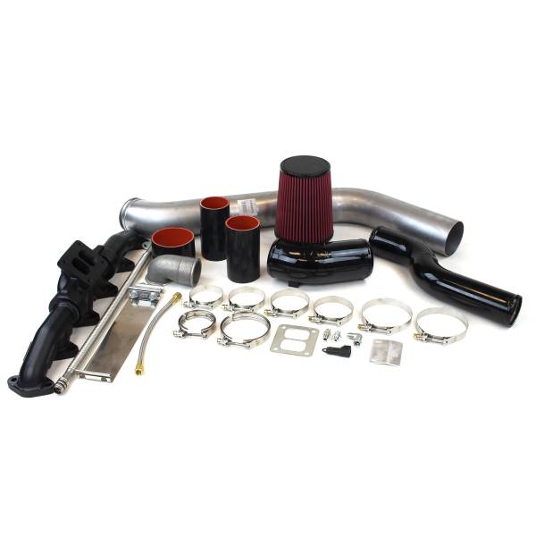 Industrial Injection - Industrial Injection Dodge S300 SX-E 69/74 Single Turbo Kit For 03-07 5.9L Cummins 1.0 AR  - 227454