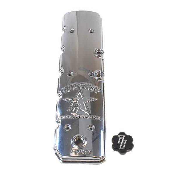 Industrial Injection - Industrial Injection Dodge Valve Cover-II For 06 and Up Cummins Polished Star Logo  - 24L601