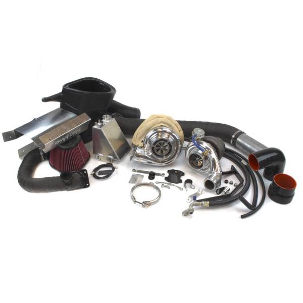 Industrial Injection - Industrial Injection Dodge Compound Add-A-Turbo Kit For 13-18 6.7L Cummins Quick Spool  - 22C408