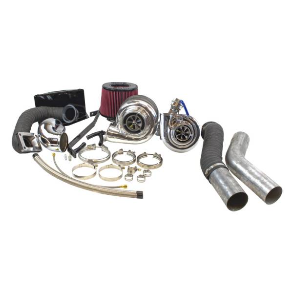 Industrial Injection - Industrial Injection Dodge 2nd Gen Quick Spool Compound Turbo Kit for 94-02 5.9L Cummins  - 229402