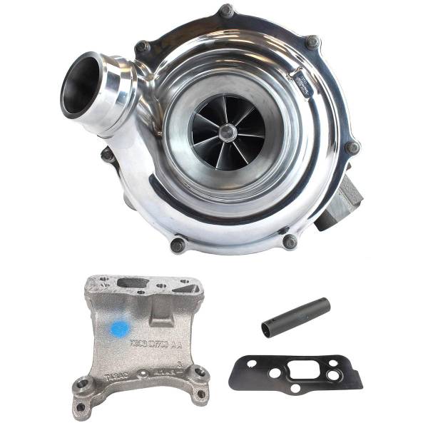 Industrial Injection - Industrial Injection Ford XR1 Turbo Kit For 15-16 6.7L Power Stroke With Pedestal  - 32E103-XR1