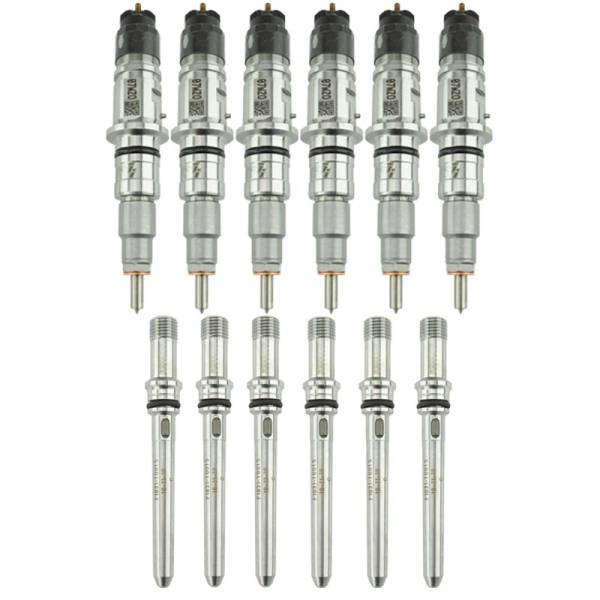 Industrial Injection - Industrial Injection Dodge Remain Injector Pack For 2017.5-2012 6.7L Cummins Cab and Chassis Stock With Tubes  - 21D303