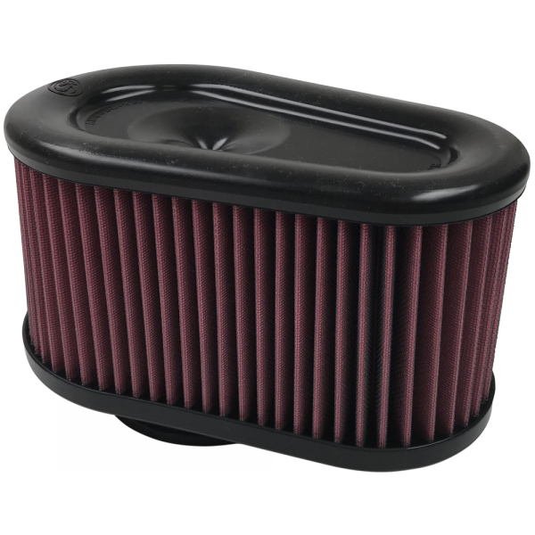 S&B - S&B Air Filter For Intake Kits 75-5086,75-5088,75-5089 Oiled Cotton Cleanable Red - KF-1064