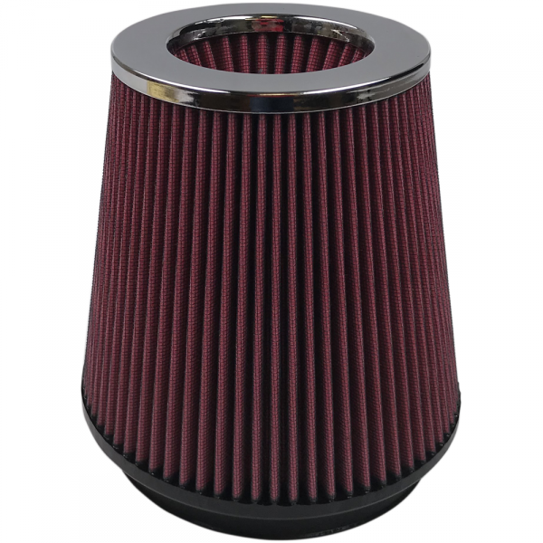 S&B - S&B Air Filter For Intake Kits 75-2557 Oiled Cotton Cleanable 6 Inch Red - KF-1016