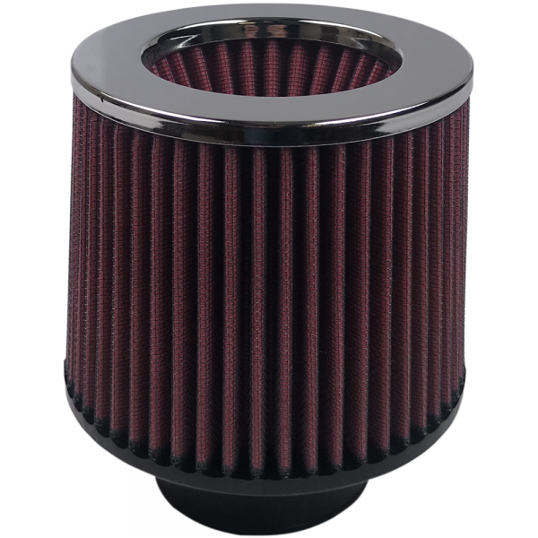S&B - S&B Air Filter For Intake Kits 75-1515-1,75-9015-1 Oiled Cotton Cleanable Red - KF-1011