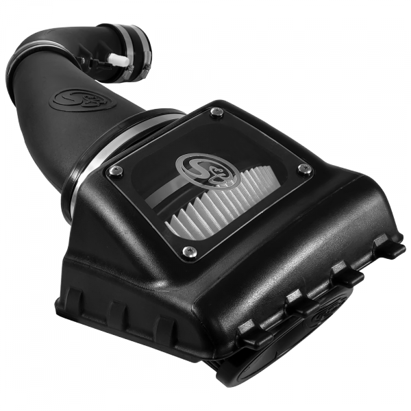 S&B - S&B Cold Air Intake For 11-16 Ford F250, F350 V8-6.2L Dry Extendable White - 75-5108D