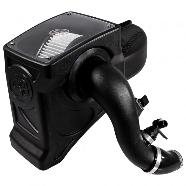 S&B - S&B Cold Air Intake For 16-19 Chevrolet Colorado GMC Canyon 2.8L Duramax Dry Extendable White - 75-5086D