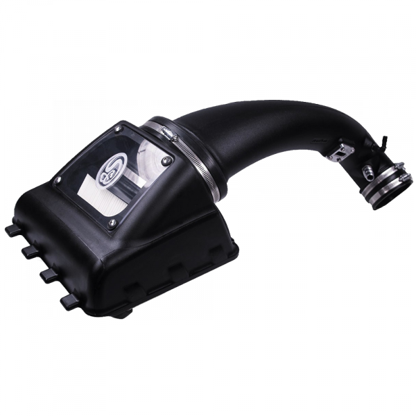 S&B - S&B Cold Air Intake For 11-14 Ford F150 V8-5.0L Dry Extendable White - 75-5076D