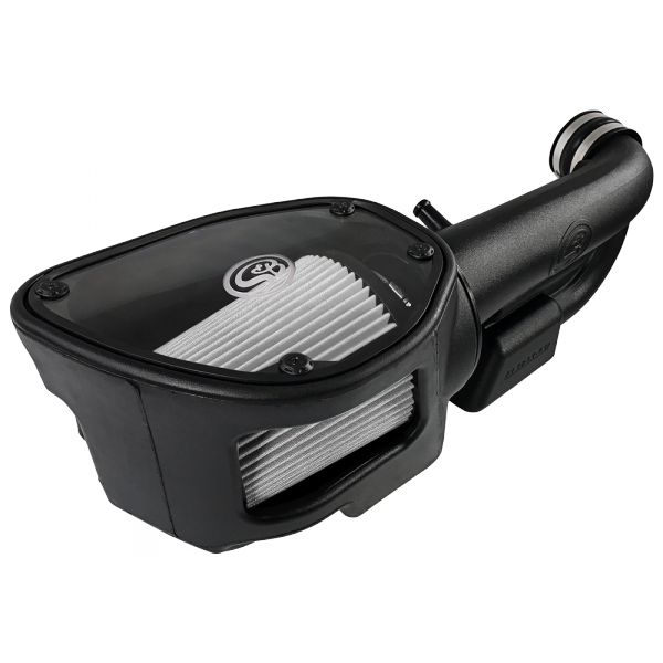 S&B - S&B Cold Air Intake For 12-18 Jeep Wrangler JK V6-3.6L Dry Extendable White - 75-5060D