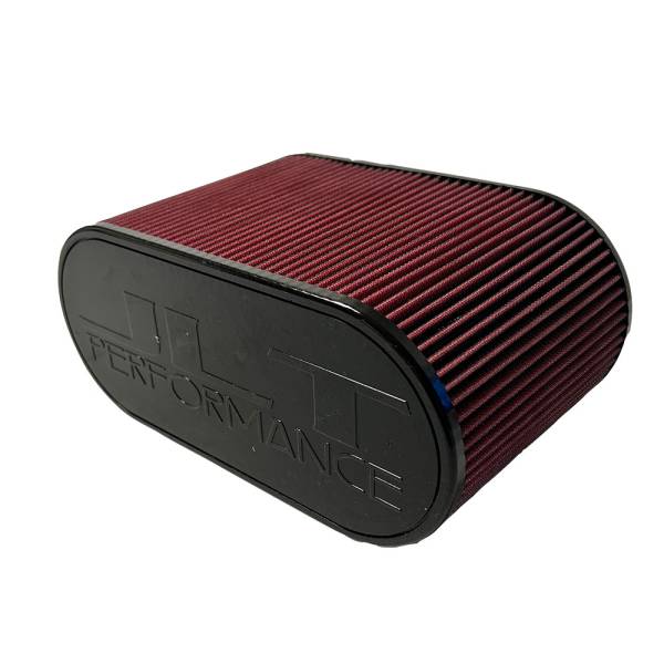 S&B - S&B S & B Air Filter 4x12 Inch Oval - Red Oil - SBAFO412-NH-R