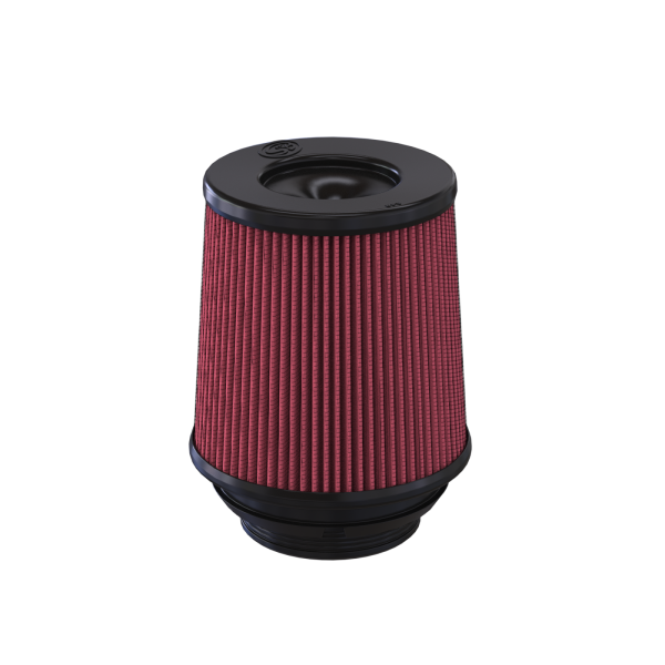 S&B - S&B Air Filter For Intake Kits 75-5141 / 75-5141D Oiled Cotton Cleanable Red - KF-1079