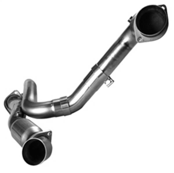 Kooks Custom Headers - Kooks 3in. SS GREEN Catted Connection Pipes. 2001-2006 GM Truck 6.0L. For OEM Dual Exh - 28523300