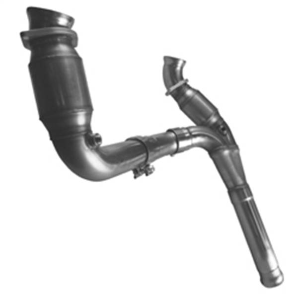 Kooks Custom Headers - Kooks 3in. SS Catted Y-Pipe. 2009-2013 GM Truck 4.8L/5.3L. Connects to OEM - 28553200