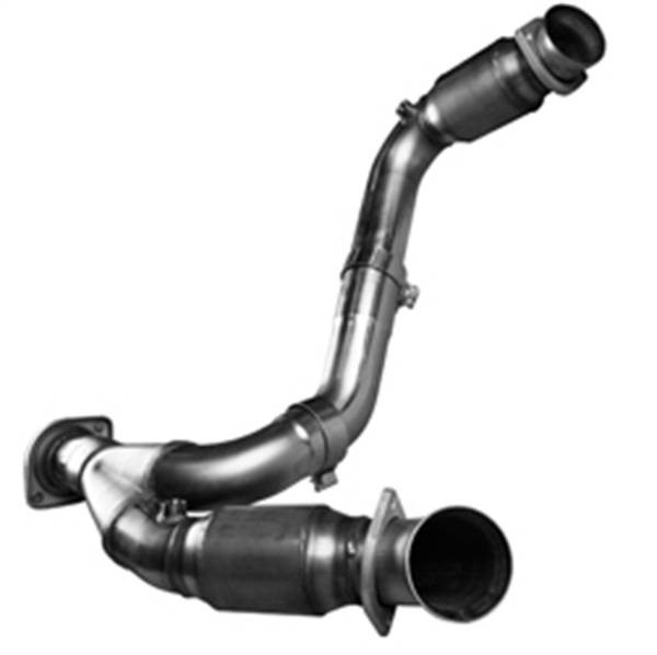 Kooks Custom Headers - Kooks 3in. SS Catted Y-Pipe. 2009-2010 GM Truck 6.2L. Connects to OEM - 28563200