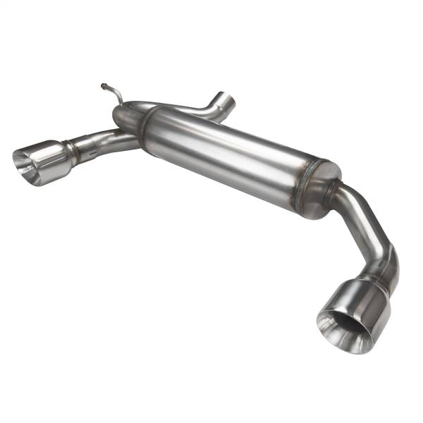 Kooks Custom Headers - Kooks 2-1/2in. Axle-Back w/SS Tips. 2007-2018 Jeep Wrangler JK - 37006100