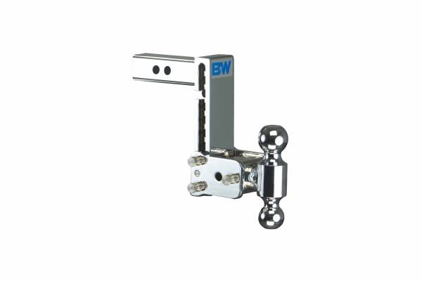 B&W Trailer Hitches - B&W Trailer Hitches Trailer Hitch Ball Mount 10" Chrome T&S, Double Ball - TS10040C