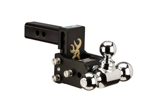 B&W Trailer Hitches - B&W Trailer Hitches Trailer Hitch Ball Mount 6" Bwg T&S, Tri-Ball-Boxed - TS10047BB