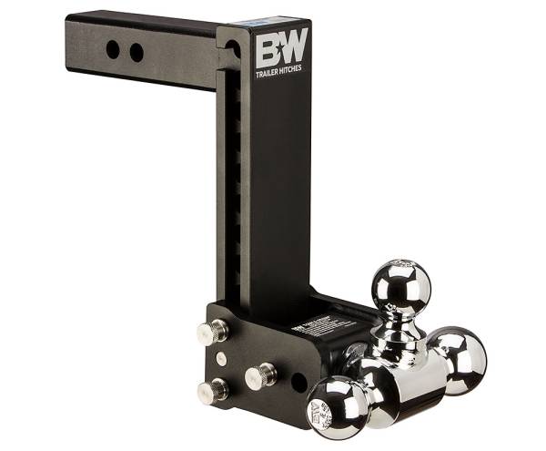 B&W Trailer Hitches - B&W Trailer Hitches Trailer Hitch Ball Mount Type 12 Tri-Ball - TS10050B