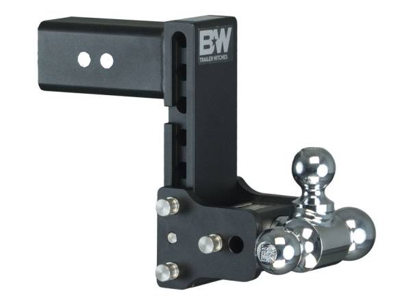 B&W Trailer Hitches - B&W Trailer Hitches Trailer Hitch Ball Mount 3 Model 10 Blk T&S Tri Ball - TS30049B