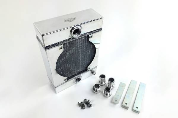 CSF Cooling - Racing & High Performance Division - CSF Cooling - Racing & High Performance Division The KING Cooler - Ultimate Drag Race Radiator w/ SPAL Fan & Mounting Kit - 7065