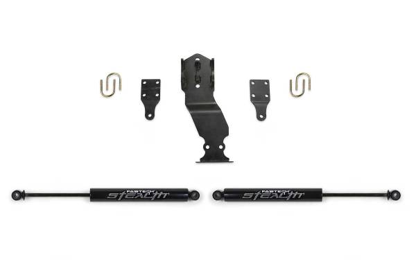 Fabtech - Fabtech Steering Stabilizer STEALTH DUAL STEERING STAB KIT - FTS22302