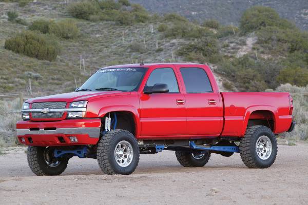 Fabtech - Fabtech Suspension Lift Kit 6" PERF SYS W/PERF SHKS 01-10 GM C/K2500HD, C/K3500 NON DUALLY - K1014