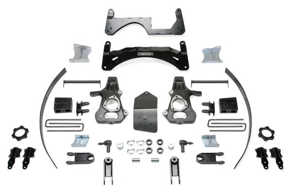 Fabtech - Fabtech Suspension Lift Kit 6" BASIC SYS W/ MAGNERIDE 14-18 GM K1500 P/U DENALI W/ OE ALM OR STMP STL UCA - K1093