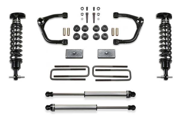 Fabtech - Fabtech Suspension Lift Kit Bracket Kit 3" UNIBALL UCA SYS W/ DL 2.5 & 2.25 2019-21 GM C/K1500 P/U DIESEL - K1167DL