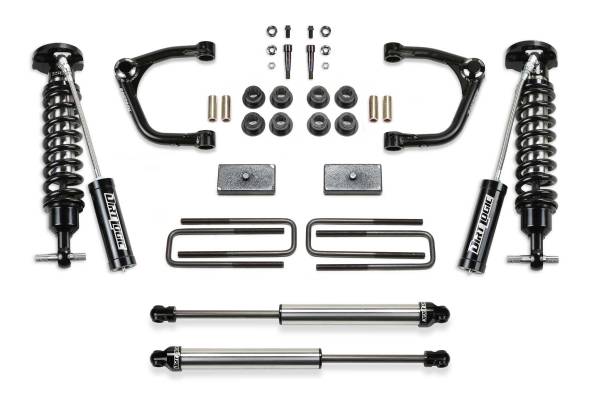 Fabtech - Fabtech Suspension Lift Kit Bracket Kit 3" UNIBALL UCA SYS W/ DL 2.5 RESI & 2.25 2019-21 GM C/K1500 P/U DIESEL - K1168DL