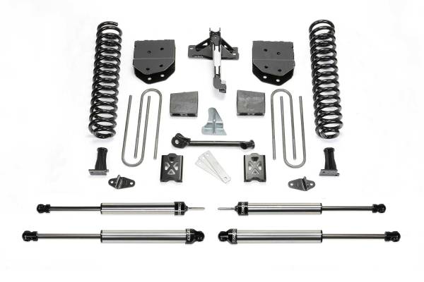 Fabtech - Fabtech Suspension Lift Kit 6" BASIC SYS W/DLSS SHKS 05-07 FORD F250 4WD W/FACTORY OVERLOAD - K20101DL