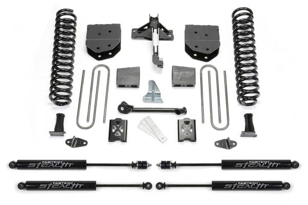 Fabtech - Fabtech Suspension Lift Kit 6" BASIC SYS W/STEALTH 05-07 FORD F250 4WD W/FACTORY OVERLOAD - K20101M