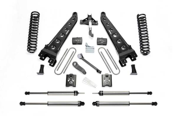 Fabtech - Fabtech Suspension Lift Kit 6" RAD ARM SYS W/COILS & DLSS SHKS 05-07 FORD F250 4WD W/FACTORY OVERLOAD - K20111DL