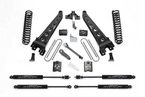 Fabtech - Fabtech Suspension Lift Kit 6" RAD ARM SYS W/COILS & STEALTH 05-07 FORD F250 4WD W/FACTORY OVERLOAD - K20111M