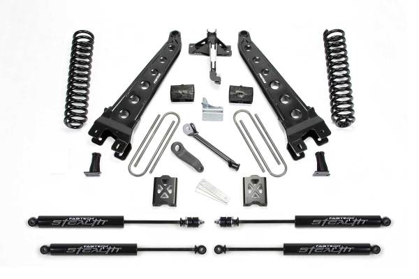 Fabtech - Fabtech Suspension Lift Kit 6" RAD ARM SYS W/COILS & STEALTH 05-07 FORD F250 4WD W/O FACTORY OVERLOAD - K2011M