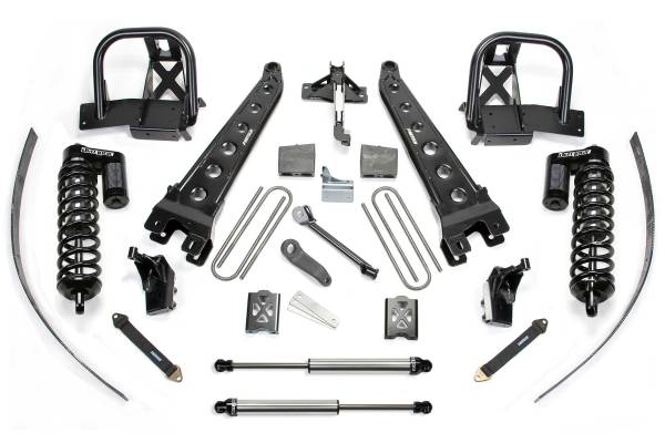 Fabtech - Fabtech Suspension Lift Kit 8" RAD ARM SYS W/DLSS 4.0 C/O& RR DLSS 08-10 FORD F250 4WD W/FACTORY OVERLOAD - K20341DL