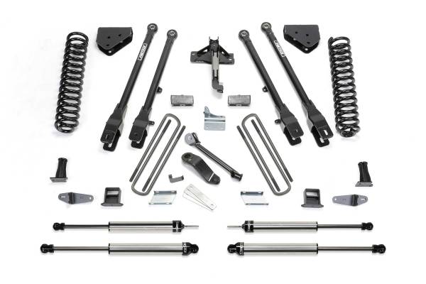 Fabtech - Fabtech Suspension Lift Kit 10" 4LINK SYS W/COILS & DLSS SHKS 08-10 FORD F350 4WD - K20371DL