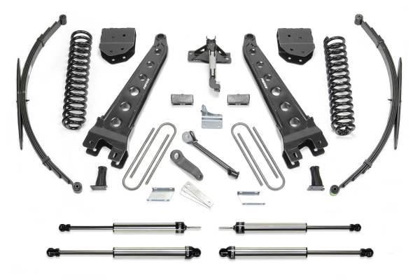 Fabtech - Fabtech Suspension Lift Kit 10" RAD ARM SYS W/COILS & DLSS SHKS 08-10 FORD F350 4WD - K20461DL