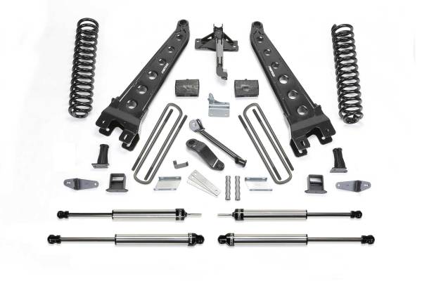 Fabtech - Fabtech Suspension Lift Kit 6" RAD ARM SYS W/COILS & DLSS SHKS 08-10 FORD F450/550 4WD - K2052DL