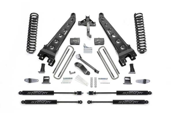 Fabtech - Fabtech Suspension Lift Kit 6" RAD ARM SYS W/COILS & STEALTH 08-10FORD F450/550 4WD - K2052M