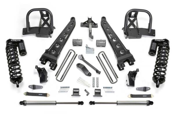 Fabtech - Fabtech Suspension Lift Kit 6" RAD ARM SYS W/DLSS 4.0 C/O& RR DLSS 08-10 FORD F450/550 4WD - K2053DL