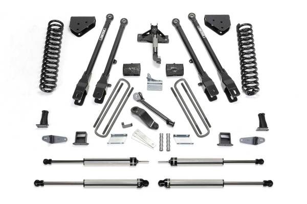 Fabtech - Fabtech Suspension Lift Kit 6" 4LINK SYS W/COILS & DLSS SHKS 08-10 FORD F450/550 4WD - K2054DL